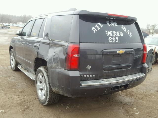 1GNSCCKC5FR111647 - 2015 CHEVROLET TAHOE C150 BLACK photo 3