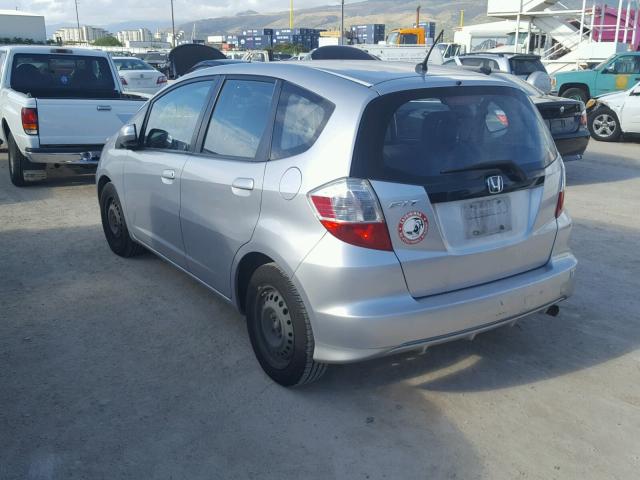 JHMGE8H30CS004540 - 2012 HONDA FIT SILVER photo 3