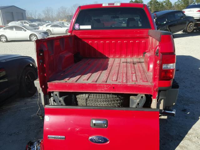 1FTPW02588KE34673 - 2008 FORD F150 SUPER RED photo 9