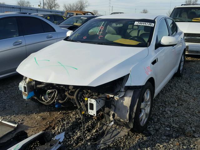 5XXGN4A77CG034751 - 2012 KIA OPTIMA EX WHITE photo 2