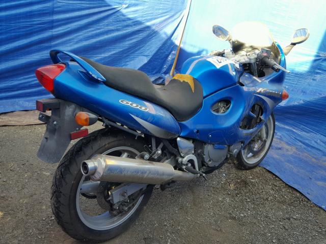 JS1GN79A9Y2103545 - 2000 SUZUKI GSX600 F BLUE photo 4