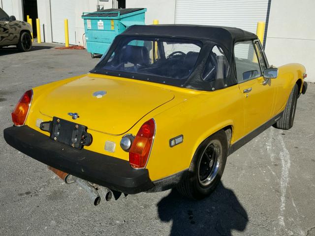 GAN6UJ208483G - 1978 MG MIDGET YELLOW photo 4