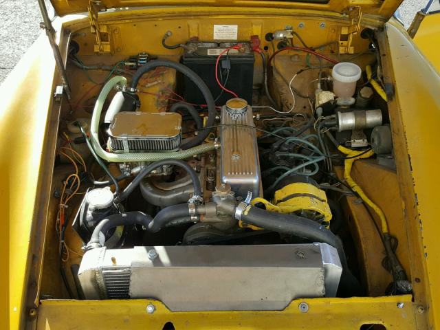 GAN6UJ208483G - 1978 MG MIDGET YELLOW photo 7