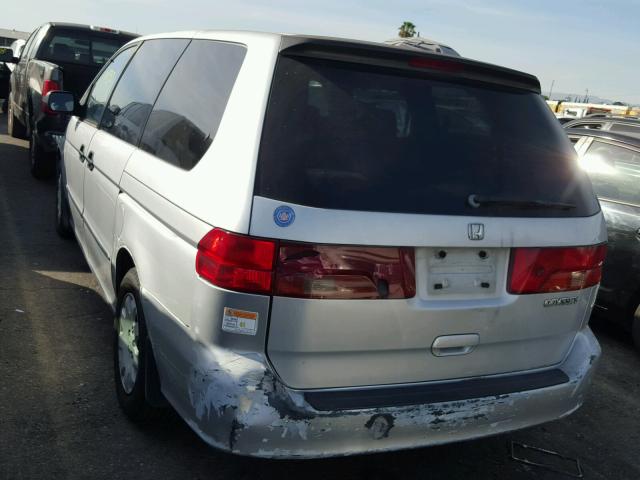 2HKRL18511H621434 - 2001 HONDA ODYSSEY LX SILVER photo 3