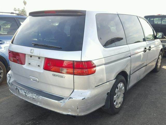 2HKRL18511H621434 - 2001 HONDA ODYSSEY LX SILVER photo 4