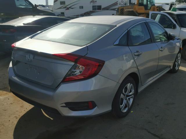 19XFC2F54HE212502 - 2017 HONDA CIVIC LX SILVER photo 4