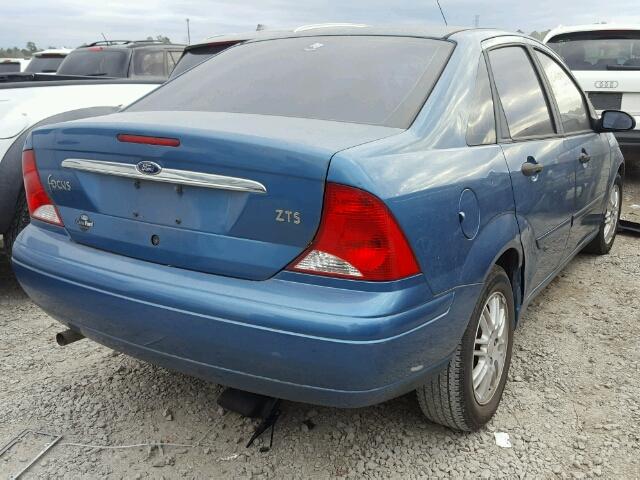 1FAFP3832YW366501 - 2000 FORD FOCUS ZTS BLUE photo 4