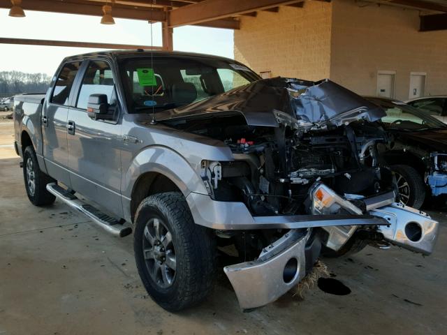 1FTFW1EF3EFC83171 - 2014 FORD F150 SUPER GRAY photo 1