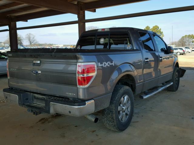 1FTFW1EF3EFC83171 - 2014 FORD F150 SUPER GRAY photo 4