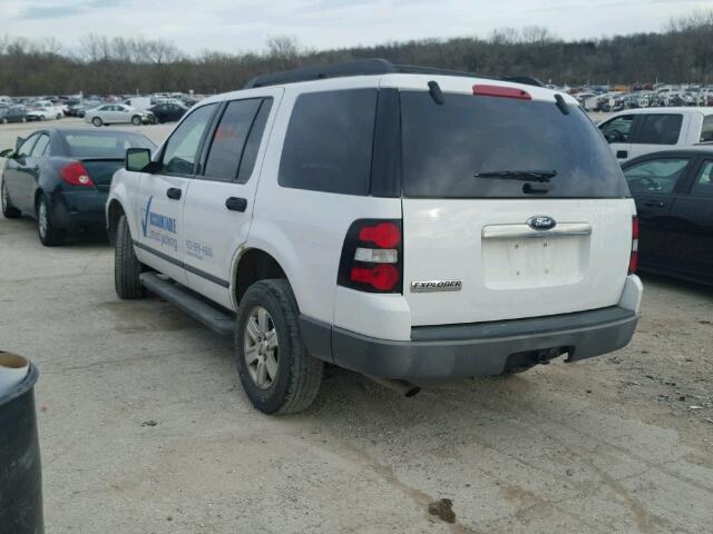 1FMEU72E36UA36371 - 2006 FORD EXPLORER X WHITE photo 3