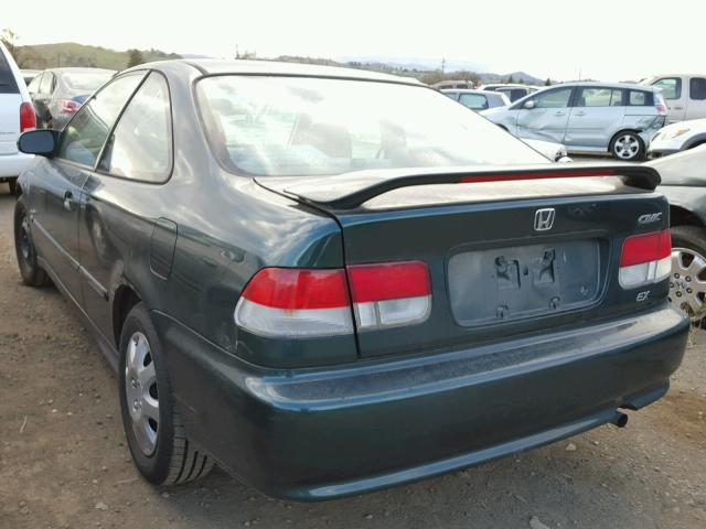 1HGEJ8144YL092292 - 2000 HONDA CIVIC EX მწვანე ფოტო 3