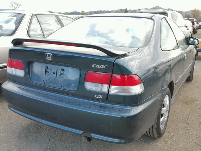 1HGEJ8144YL092292 - 2000 HONDA CIVIC EX მწვანე ფოტო 4