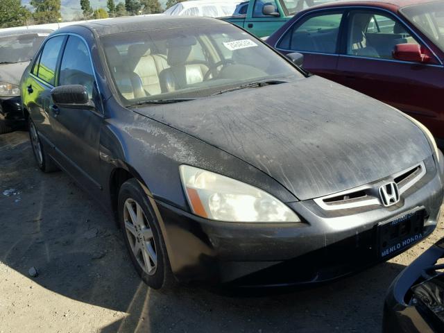 1HGCM66884A051216 - 2004 HONDA ACCORD EX BLACK photo 1