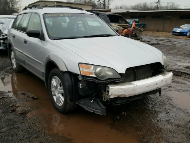 4S4BP61C757339204 - 2005 SUBARU LEGACY OUT SILVER photo 1