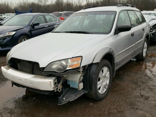 4S4BP61C757339204 - 2005 SUBARU LEGACY OUT SILVER photo 2