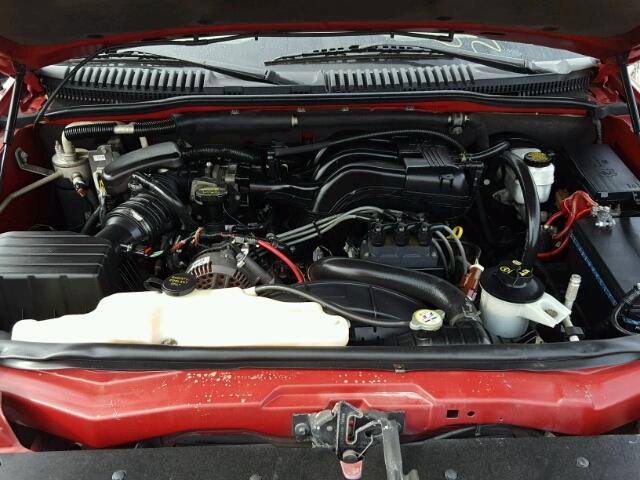 1FMEU73E97UA96008 - 2007 FORD EXPLORER X RED photo 7