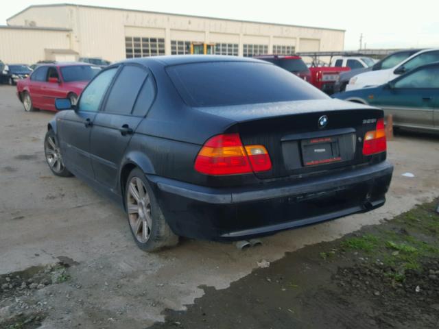 WBAET37482NG84731 - 2002 BMW 325 I BLACK photo 3