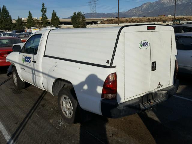 5TENX22N16Z155042 - 2006 TOYOTA TACOMA WHITE photo 3