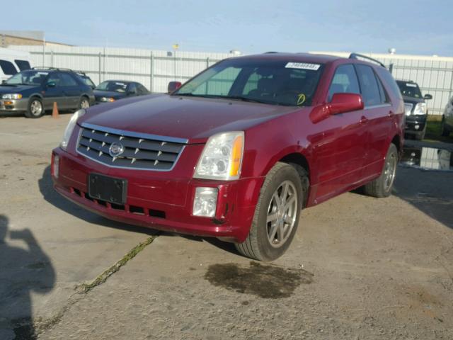 1GYDE63A740128794 - 2004 CADILLAC SRX RED photo 2