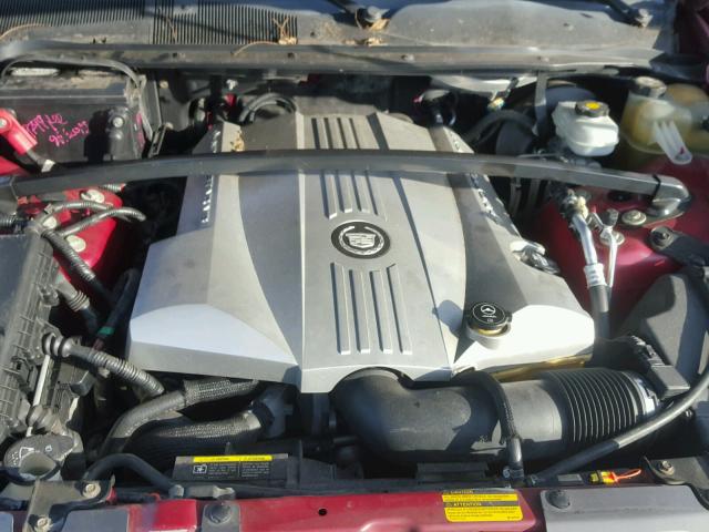 1GYDE63A740128794 - 2004 CADILLAC SRX RED photo 7