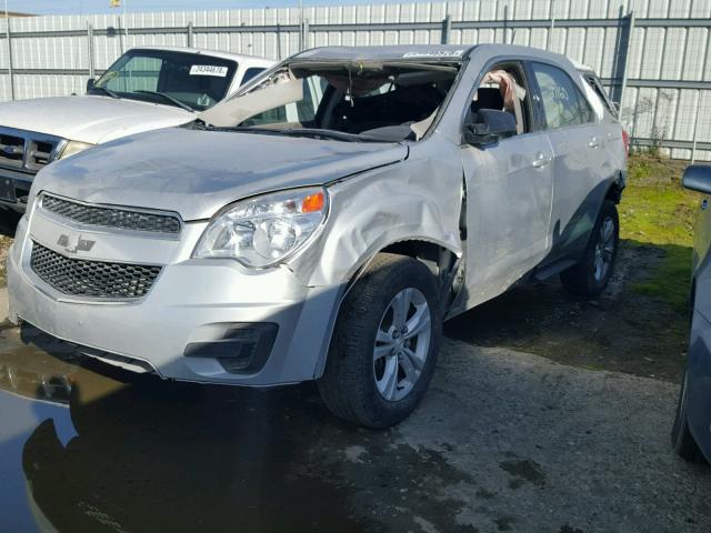 1GNALAEK2EZ133154 - 2014 CHEVROLET EQUINOX LS SILVER photo 2