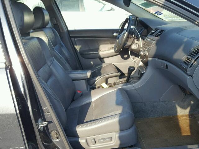 1HGCM66575A051845 - 2005 HONDA ACCORD EX BLUE photo 5