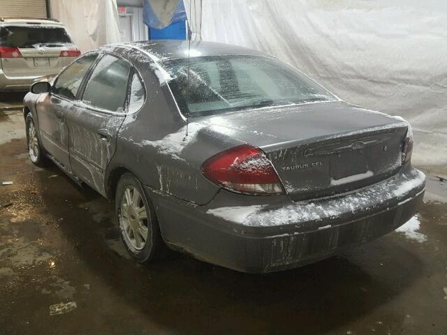 1FAFP56245A256080 - 2005 FORD TAURUS SEL GRAY photo 3