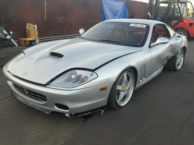 ZFFBV55A640135175 - 2004 FERRARI 575 MARANE SILVER photo 2