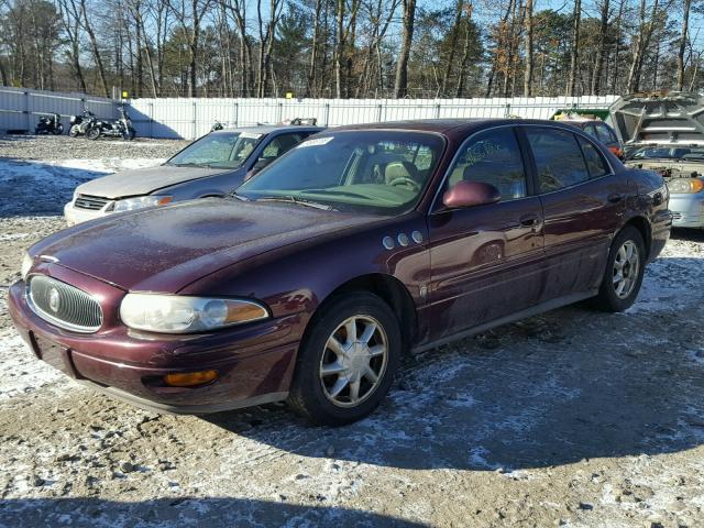 1G4HR54K73U211447 - 2003 BUICK LESABRE LI MAROON photo 2