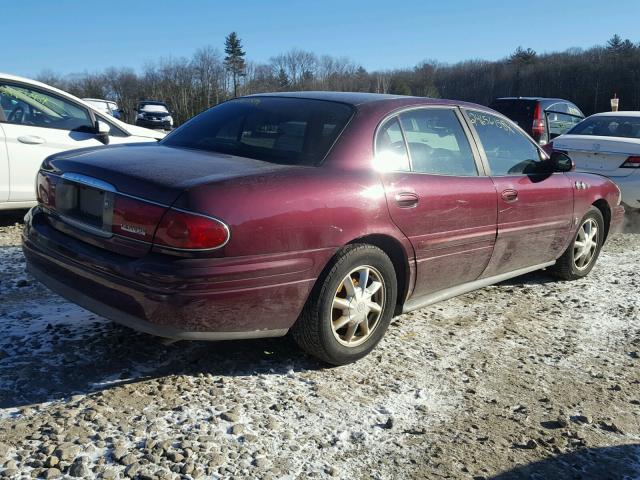 1G4HR54K73U211447 - 2003 BUICK LESABRE LI MAROON photo 4