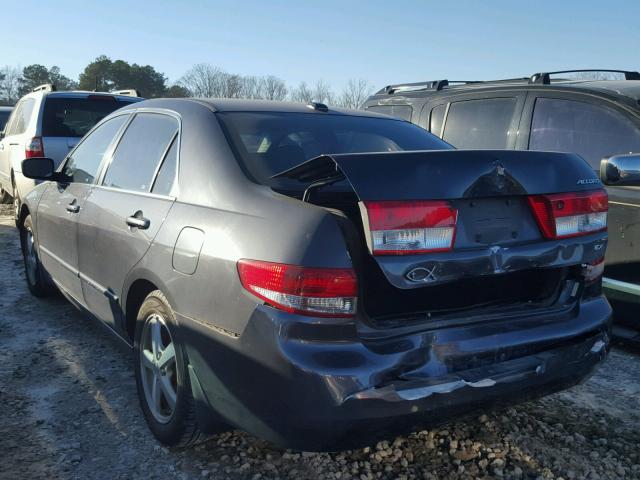 1HGCM56824A163990 - 2004 HONDA ACCORD EX GRAY photo 3