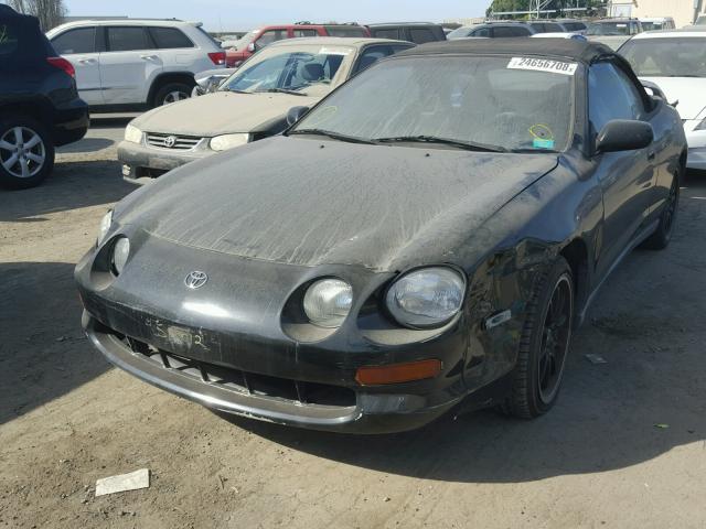 JT5ST07K5S0019679 - 1995 TOYOTA CELICA GT BLACK photo 2