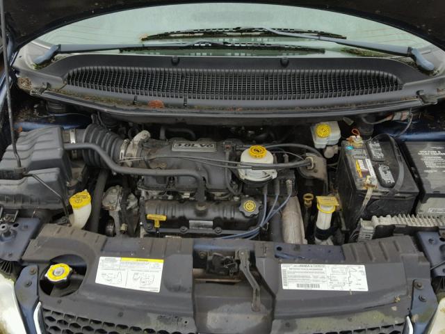 2B4GP54L82R699766 - 2002 DODGE GRAND CARA BLUE photo 7