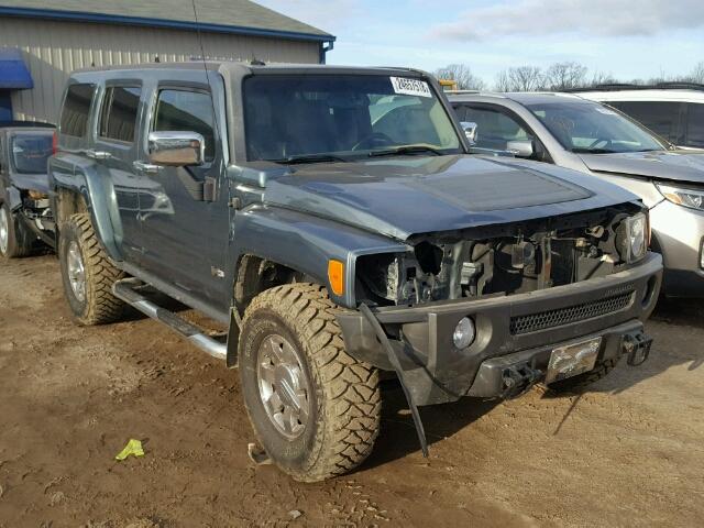 5GTDN136X68213856 - 2006 HUMMER H3 ლურჯი ფოტო 1