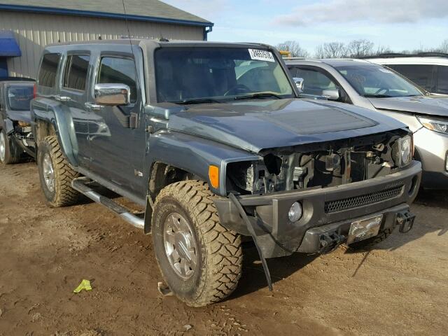 5GTDN136X68213856 - 2006 HUMMER H3 BLUE photo 1