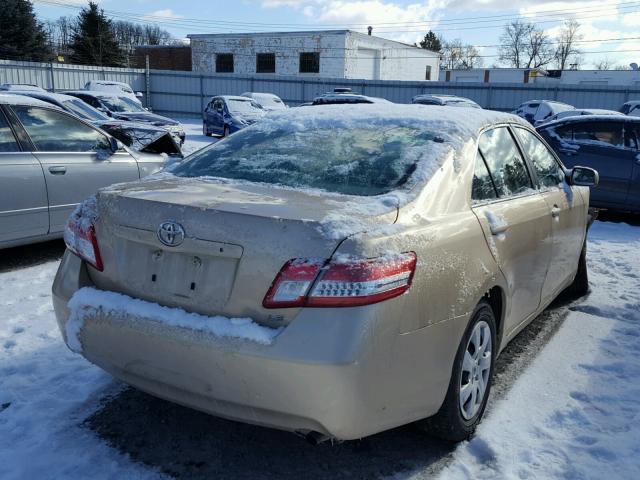 4T1BF3EK9AU097496 - 2010 TOYOTA CAMRY BASE TAN photo 4