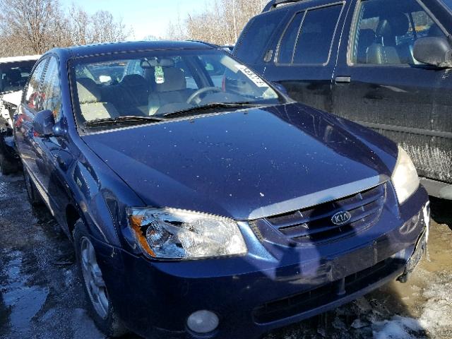 KNAFE122255109504 - 2005 KIA NEW SPECTR BLUE photo 1