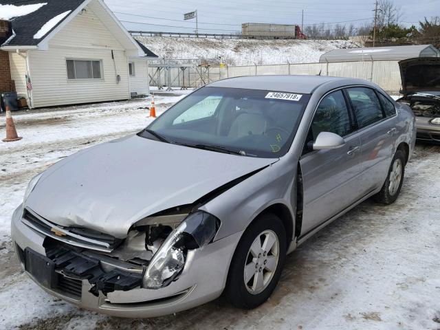 2G1WT58KX79236085 - 2007 CHEVROLET IMPALA LT SILVER photo 2