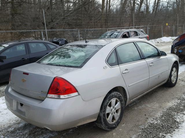 2G1WT58KX79236085 - 2007 CHEVROLET IMPALA LT SILVER photo 4