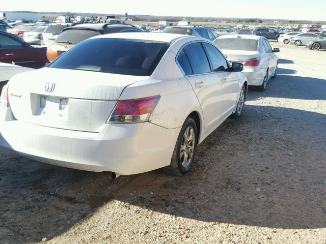 1HGCP26479A003629 - 2009 HONDA ACCORD LXP WHITE photo 4