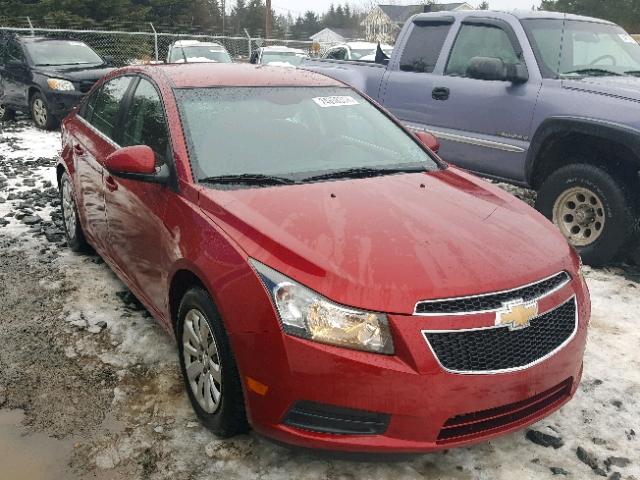 1G1PF5S93B7280487 - 2011 CHEVROLET CRUZE LT RED photo 1