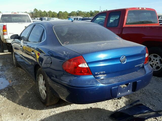 2G4WC582261224464 - 2006 BUICK LACROSSE C BLUE photo 3