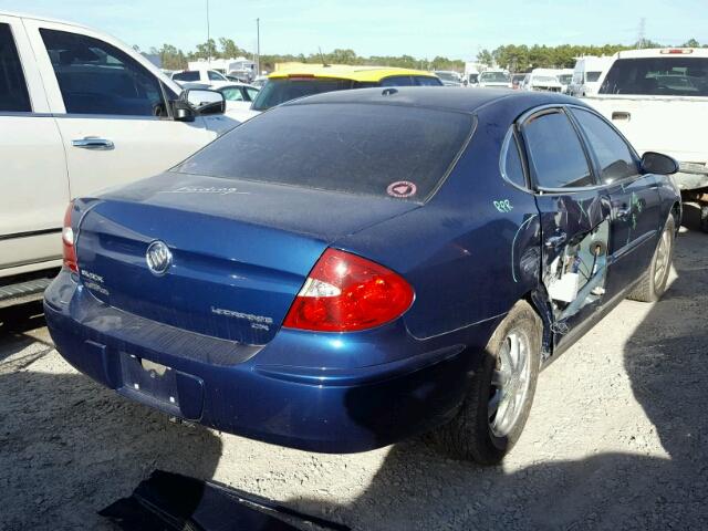 2G4WC582261224464 - 2006 BUICK LACROSSE C BLUE photo 4