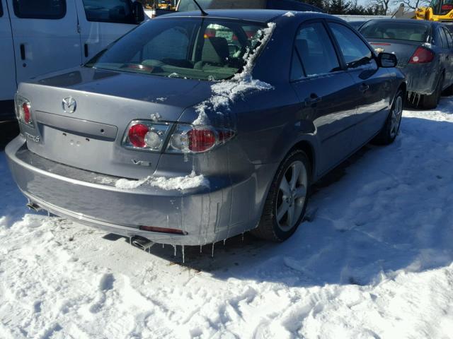 1YVHP80D165M66025 - 2006 MAZDA 6 S GRAY photo 4