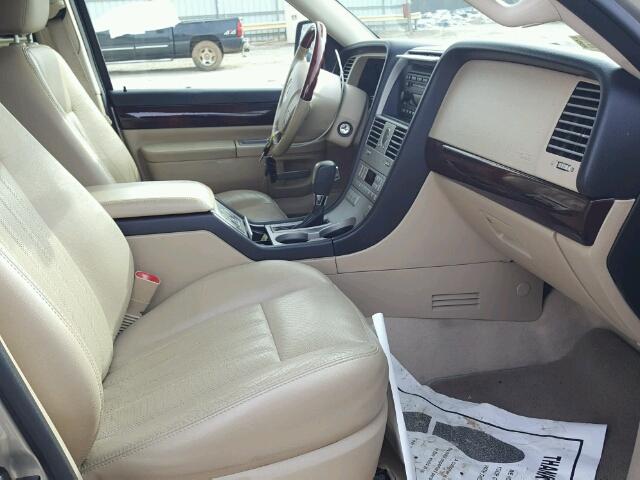5LMEU88H65ZJ07911 - 2005 LINCOLN AVIATOR 米色 照片 5
