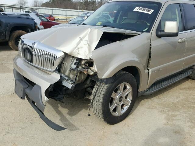 5LMEU88H65ZJ07911 - 2005 LINCOLN AVIATOR 米色 照片 9