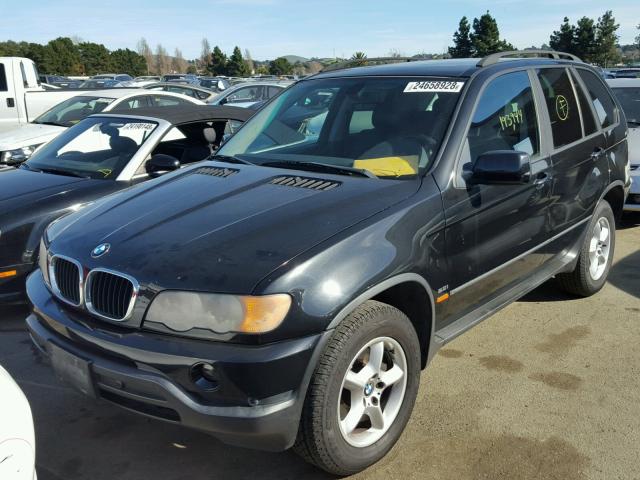 5UXFA53542LP48553 - 2002 BMW X5 3.0I BLACK photo 2