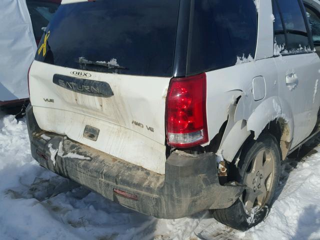 5GZCZ63464S829488 - 2004 SATURN VUE WHITE photo 9