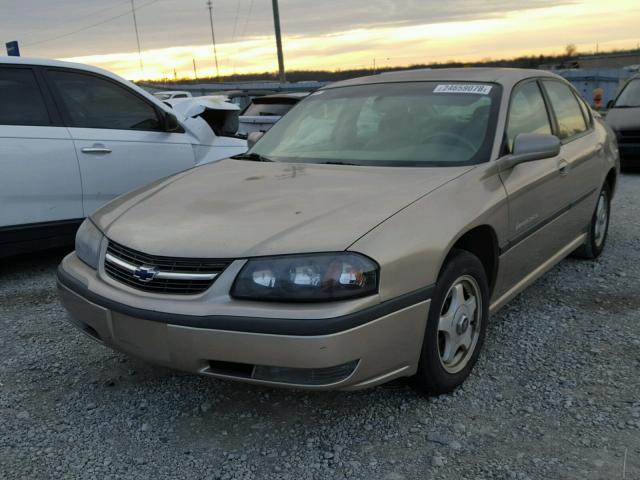 2G1WH55K419244552 - 2001 CHEVROLET IMPALA LS BEIGE photo 2