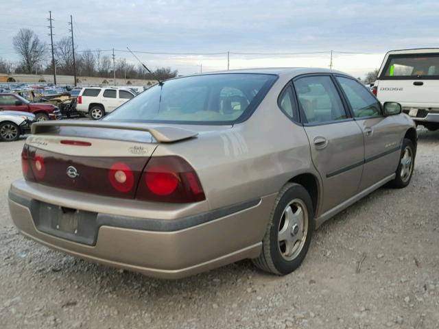 2G1WH55K419244552 - 2001 CHEVROLET IMPALA LS BEIGE photo 4